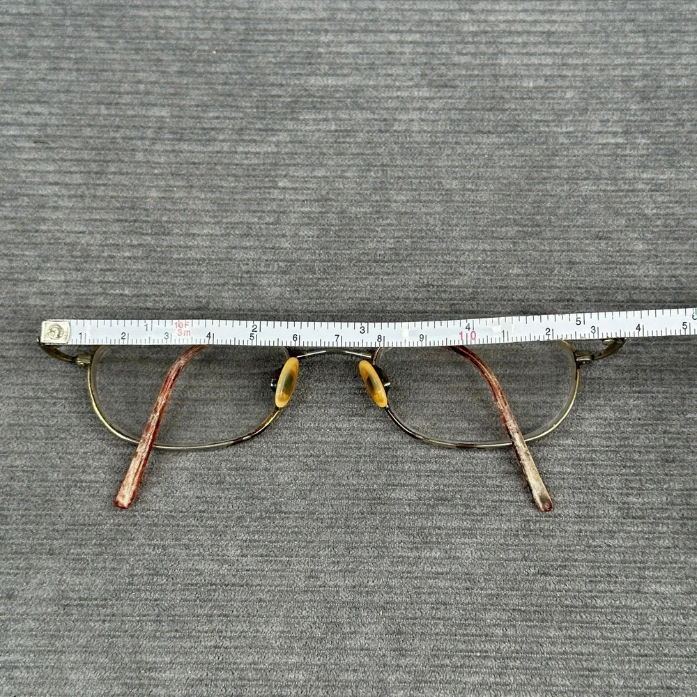 Vintage Oval Wire Frame Eyeglasses Metallic Minimalist Restoration Project